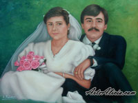 To extend photo of picture: Retrato de Boda